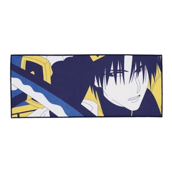 Rurouni Kenshin Aoshi Shinomori Graphic Long Towel Blue - Picture 6 of 6